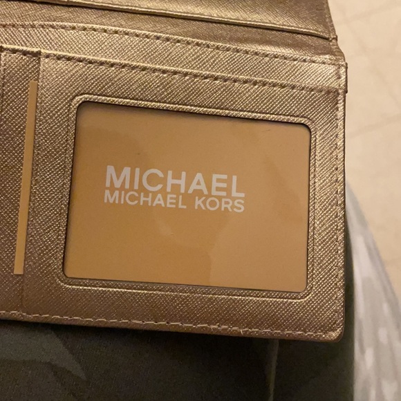 Michael Kors Gold Wallet - Picture 8 of 9